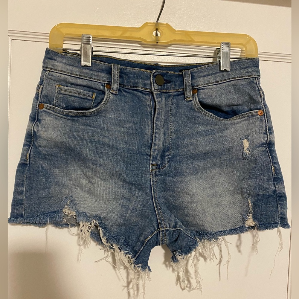 Blank NYC Distressed Jean Shorts
